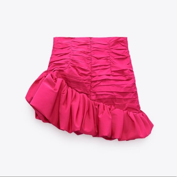 Zara Skirts Zara Draped Mini Skirt Limited Edition Poshmark